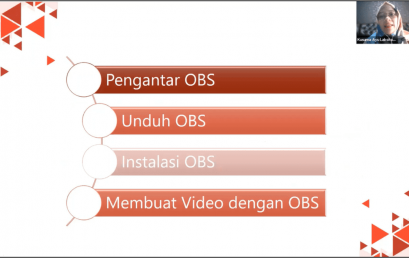 Pelatihan Pembuatan Video Pembelajaran Menggunakan OBS Untuk Bpsdm Provinsi Jawa Barat dan Ikatan Widyaiswara