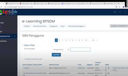 Pengembangan Learning Management System (LMS) untuk BPSDM Provinsi Jawa Barat