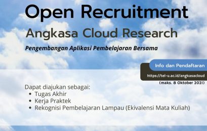 OPEN RECRUITMENT ANGKASA CLOUD RESEARCH