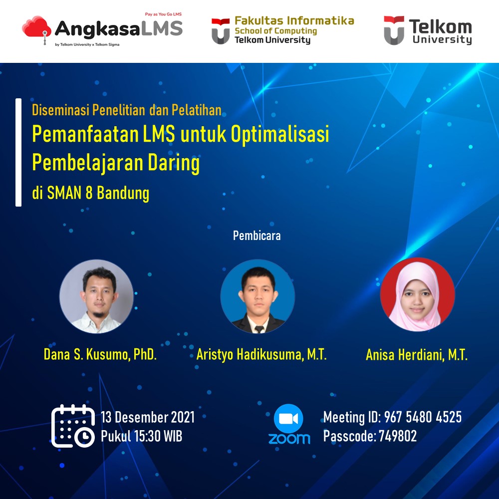 PEMANFAATAN LMS UNTUK  OPTIMALISASI PEMBELAJARAN DARING DI SMAN 8 BANDUNG